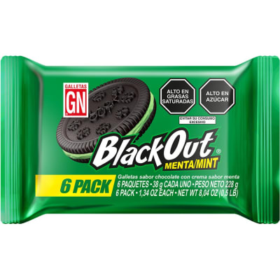 Black Out Menta Pack 4 Uni