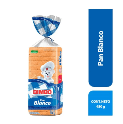 Bimbo Pan de Molde Blanco Grande Bolsa 590gr