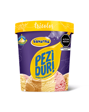 Helado D'ONOFRIO Peziduri Tricolor Cremoso Pote 900ml