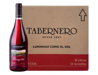 Tabernero Vino Borgoña Botella 750ml Caja 12und1