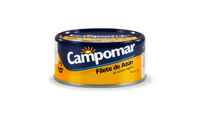 Campomar Filete de Atún en Aceite Vegetal Lata 150gr