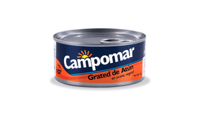 Campomar Grated de Atún en Aceite Vegetal Lata 160gr