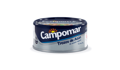 Campomar Trozos de Atún en Aceite Vegetal Lata 150gr