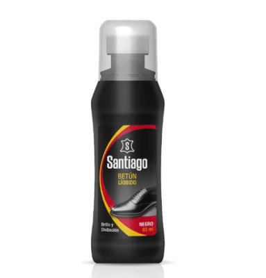 Betún Líquido Negro SANTIAGO Frasco 60ml