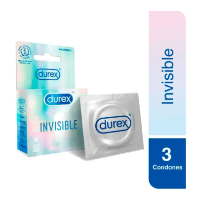 Preservativos Durex Invisible – Caja 3 UN1