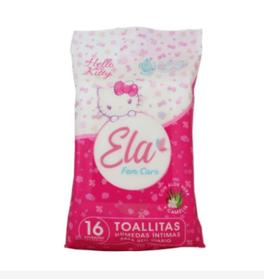 Ela Toallita Humeda Zona Intima - Bolsa 16 UN