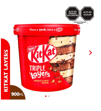 Helado Kit Kat x 900ml