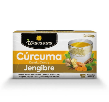 Wawasana Curcuma Canela, Clavo y Jengibre1