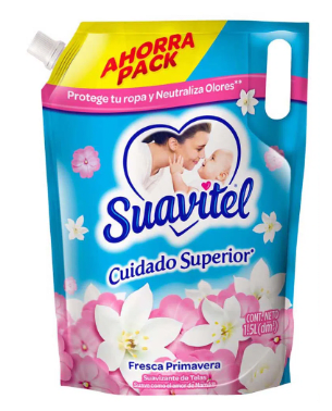 Suavitel Suavizante Fresca Primavera Doypack 1.5lt