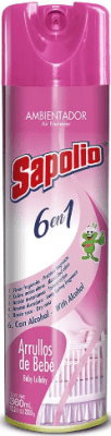 Sapolio Ambientador Arrullos de Bebé Frasco 360ml