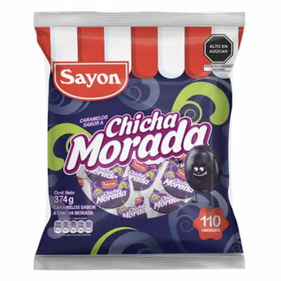 Sayon Caramelo Sabor a Chicha Morada 110 uni1
