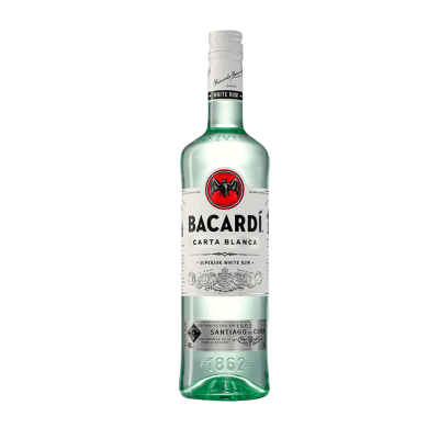 Ron Blanco Bacardí Carta Blanca Botella 750ml