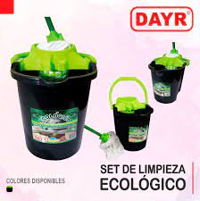 Dayr Set Ecológico Balde 15lt + Trapeador