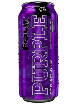 Four Loko Purple Bebida Alcohólica Sabor Uva Lata 473ml