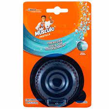 Desinfectante de Baño en Pastillas MR. MÚSCULO Tanque Azul Unidad 40g
