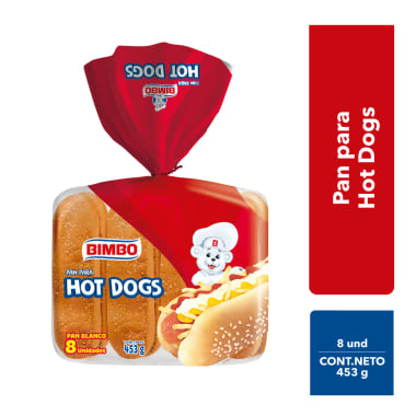 Bimbo Pan Para Hot Dogs 8und1