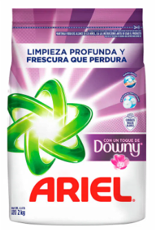 Ariel Detergente Polvo con Downy Bolsa 2kg