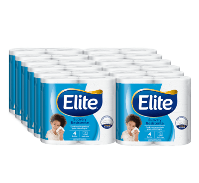 Elite Papel Higiénico Suave y Resistente Plancha 48und1