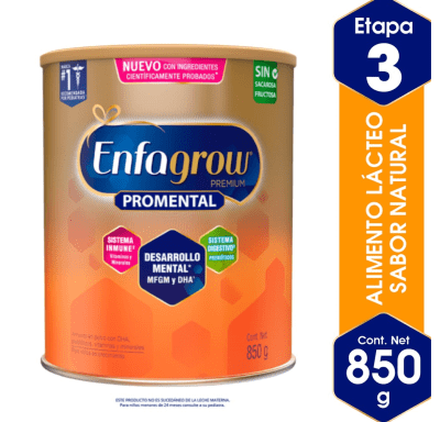 Enfagrow Premium Promental Sabor Natural Lata 850gr
