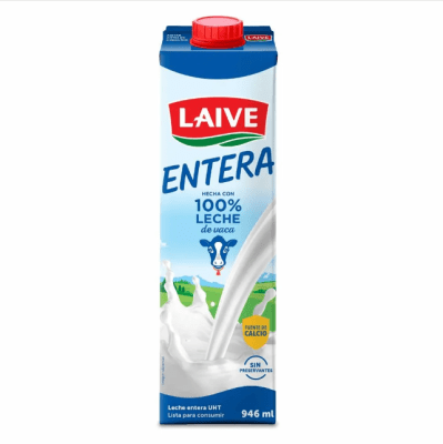 Laive Leche Entera UHT Caja 946ml