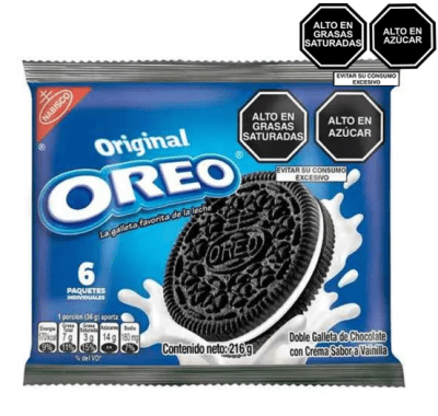Oreo Galleta Original Pack 6und