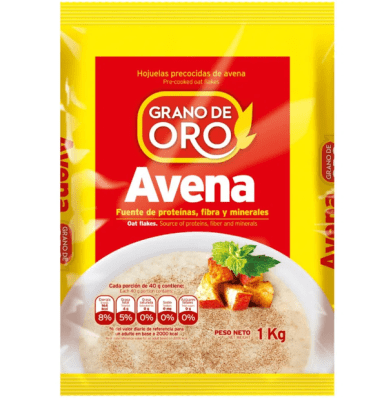 Grano de Oro Avena Bolsa 1kg