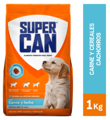 Super Can Cachorro carne y leche 1k1