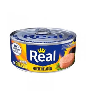 Real Filete de Atún en Aceite de Girasol Lata 140gr
