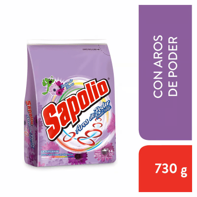 Sapolio Detergente Polvo Feria de Flores Bolsa 730gr