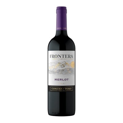 Vino Tinto CONCHA Y TORO Frontera Merlot Botella 750ml