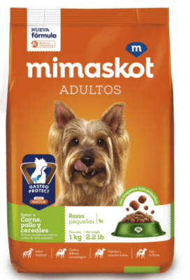 Mimaskoy Adulto Raza Pequeño Carne,Pollo y cereales 1k1