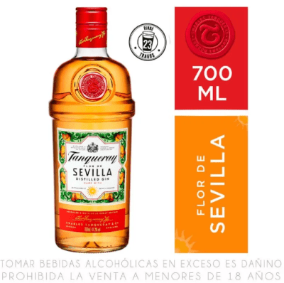 Gin Tanqueray Flor de Sevilla Botella 700 mL1
