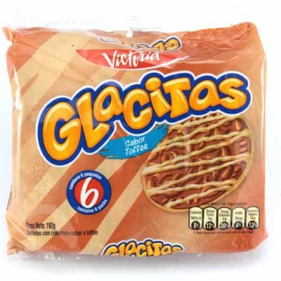 Victoria Glacitas Galleta Sabor Toffee Pack 6und