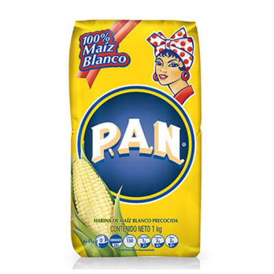 Pan Harina de Maíz Blanco Precocida Bolsa 1kg