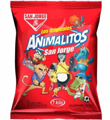 San Jorge Galleta Animalitos Bolsa 1kg