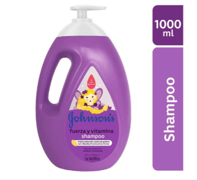 Johnson's Shampoo Fuerza y Vitamina Frasco 1lt