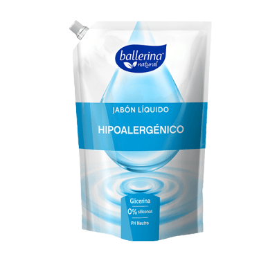 Ballerina Jabón Líquido Hipoalergénico Doypack 650ml