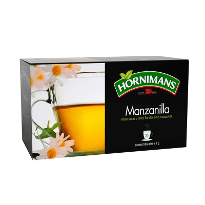 Hornimans Manzanilla Filtrante Caja 25und1