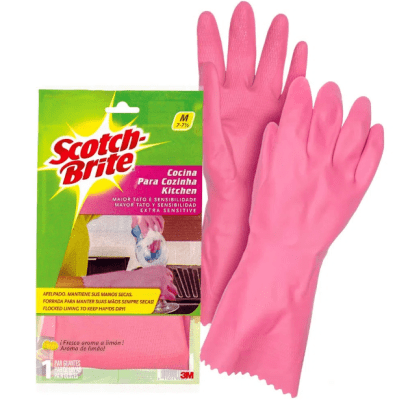 Scotch Brite Guantes Cocina Talla M