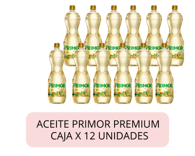 Aceite primor premium caja x 12 uni1