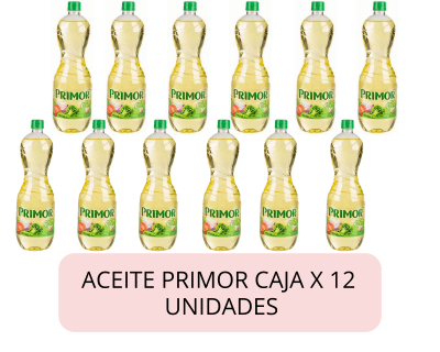 Aceite primor clasico caja x 12 unidades