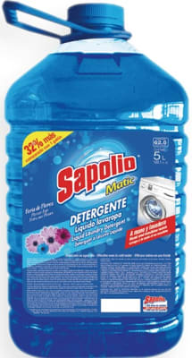 Sapolio Detergente Líquido Feria de Flores Galón 5lt1