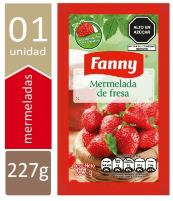 Mermelada Fanny 227g