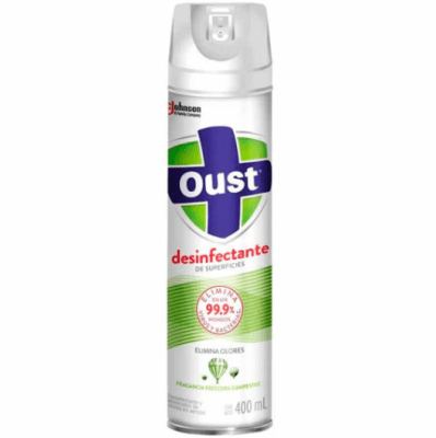 Desinfectante Oust Eliminador de Olores Frescura Campestre 400ml