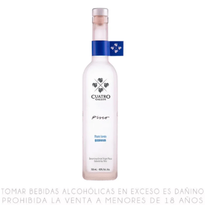 Pisco Mosto Verde Quebranta Cuatro Gallos 700ml