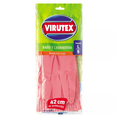 Virutex Guantes Baño y Lavandería Talla L1