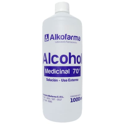 Alkofarma Alcohol Líquido 70º Botella 1lt