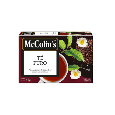 McColin's Té Puro Filtrante Caja 25und1