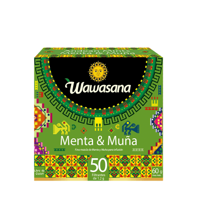 Wawasana Menta y Muña Filtrante Caja 50und1