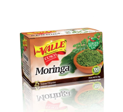 Del Valle Moringa Filtrante Caja 25und1